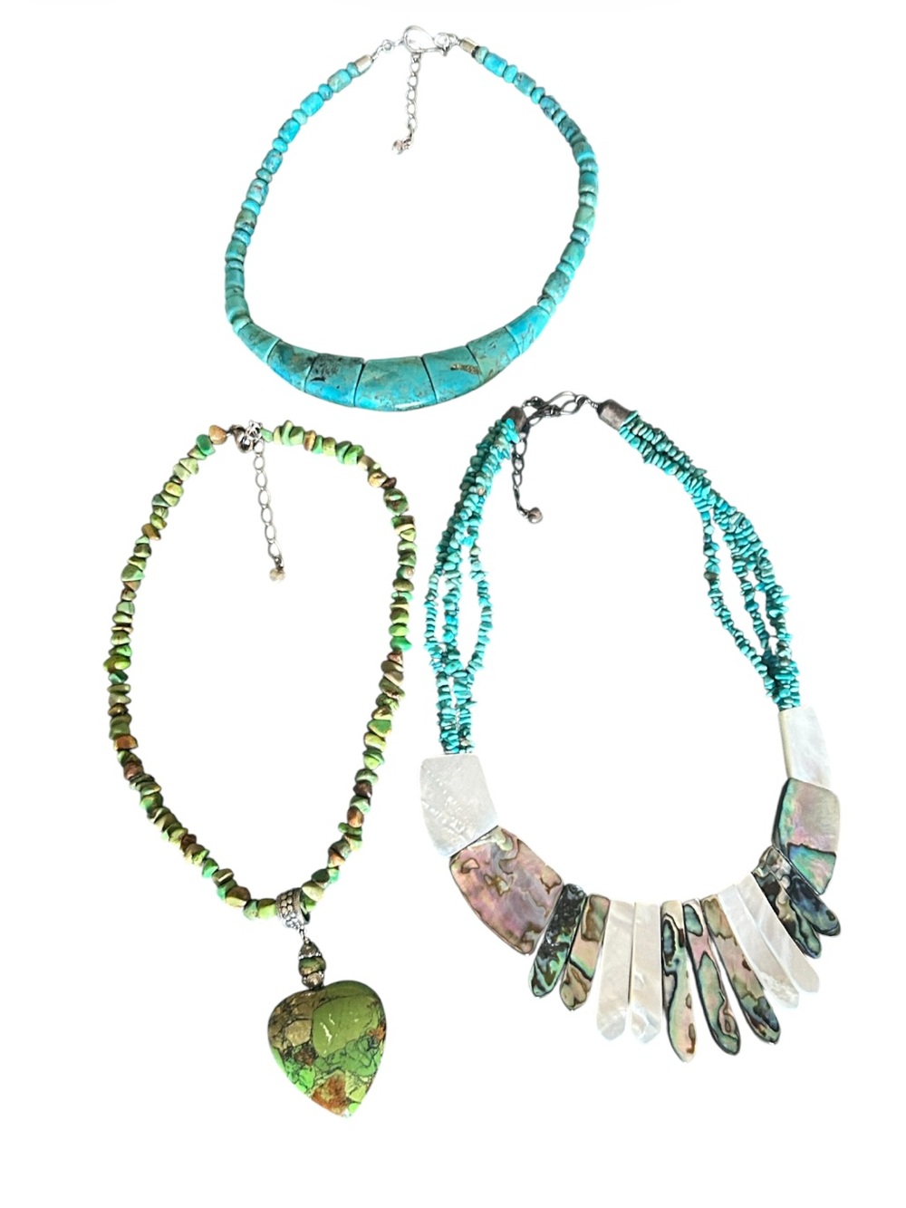 Jay King “Mine Finds” DTR Signed Sterling 925 Turquoise Statement Necklace Lot - Picture 12 of 16